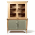 Mobile vetrina in legno per dispensa e cucina – 120 x 40 x 200 cm