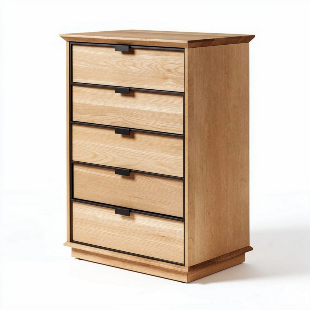 Mobile contenitore in legno per camera da letto – 40 x 30 x 90 cm